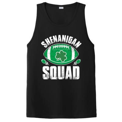 Shenanigan Squad St Patricks Day Funny American Football Gift PosiCharge Competitor Tank