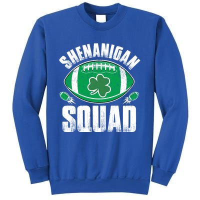 Shenanigan Squad St Patricks Day Funny American Football Gift Sweatshirt