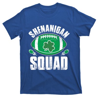 Shenanigan Squad St Patricks Day Funny American Football Gift T-Shirt