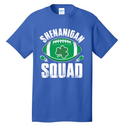 Shenanigan Squad St Patricks Day Funny American Football Gift Tall T-Shirt