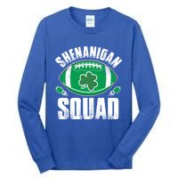 Shenanigan Squad St Patricks Day Funny American Football Gift Tall Long Sleeve T-Shirt