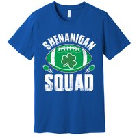 Shenanigan Squad St Patricks Day Funny American Football Gift Premium T-Shirt