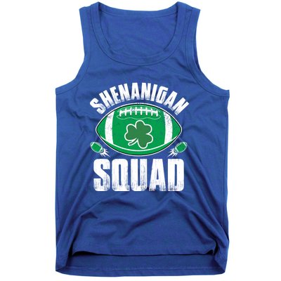 Shenanigan Squad St Patricks Day Funny American Football Gift Tank Top