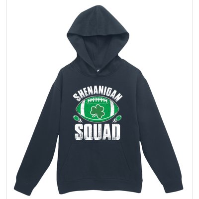 Shenanigan Squad St Patricks Day Funny American Football Gift Urban Pullover Hoodie