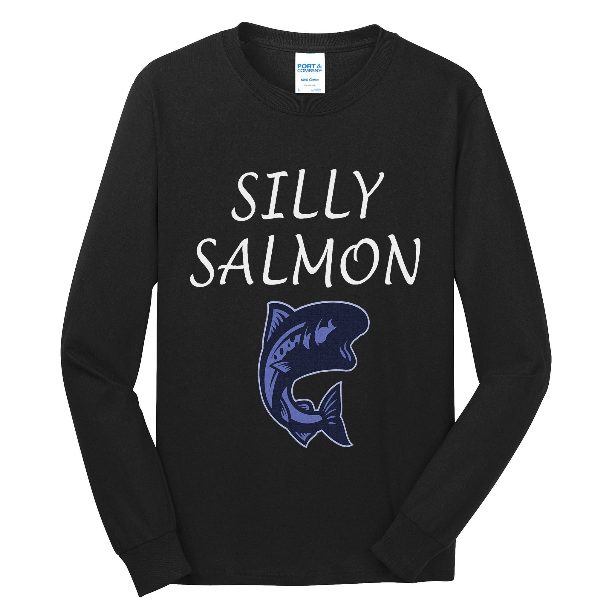 Silly Salmon Tall Long Sleeve T-Shirt