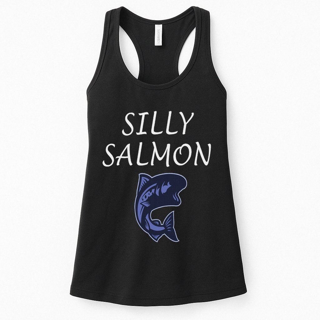 Silly Salmon Womens Tank Top