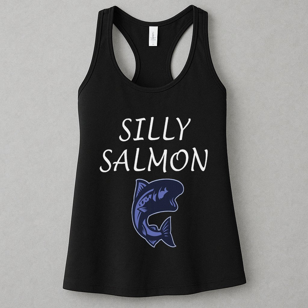Silly Salmon Womens Tank Top