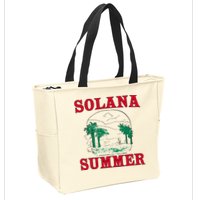 Solana Summer Zip Tote Bag