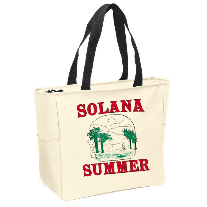 Solana Summer Zip Tote Bag