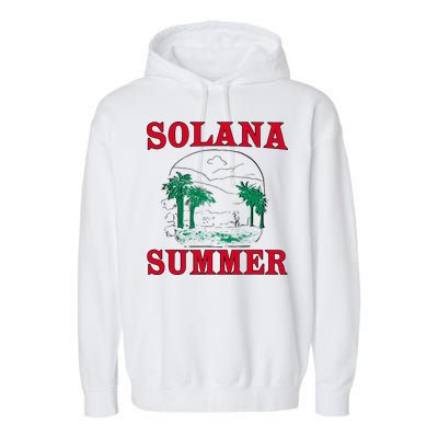 Solana Summer Garment-Dyed Fleece Hoodie