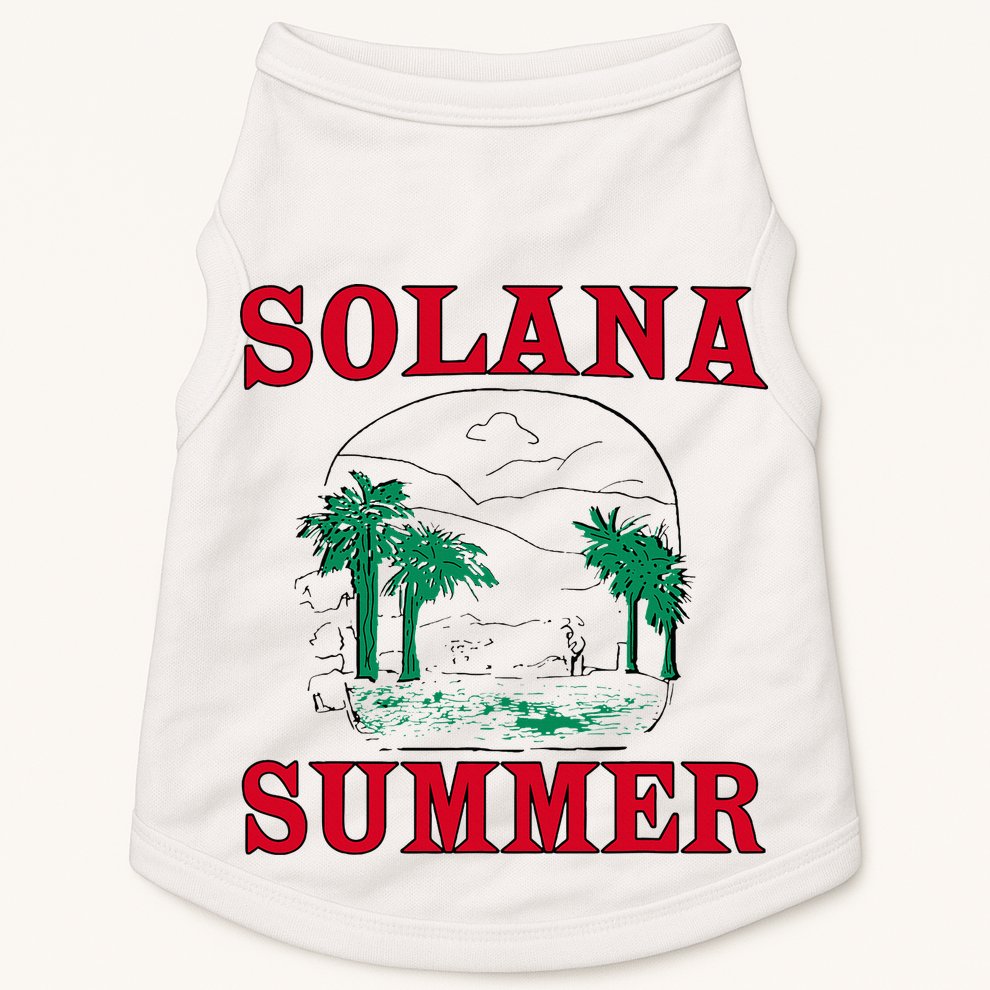 Solana Summer Doggie Tank