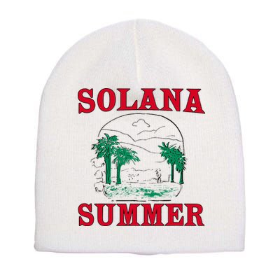 Solana Summer Short Acrylic Beanie