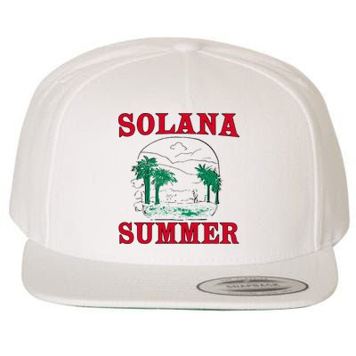 Solana Summer Wool Snapback Cap