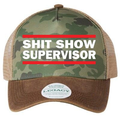 Shit Show Supervisor Coordinator Of Chaos Legacy Tie Dye Trucker Hat