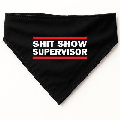 Shit Show Supervisor Coordinator Of Chaos USA-Made Doggie Bandana