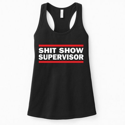 Shit Show Supervisor Coordinator Of Chaos Womens Tank Top