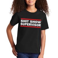 Shit Show Supervisor Coordinator Of Chaos Kids T-Shirt