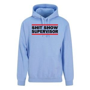 Shit Show Supervisor Coordinator Of Chaos Unisex Surf Hoodie