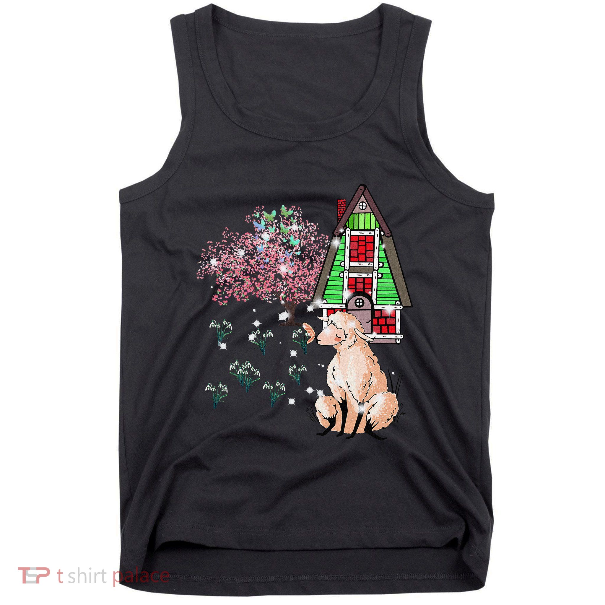Spring Shee.P Shee.P Lamb Easter Happy Easter Children Child Tank Top