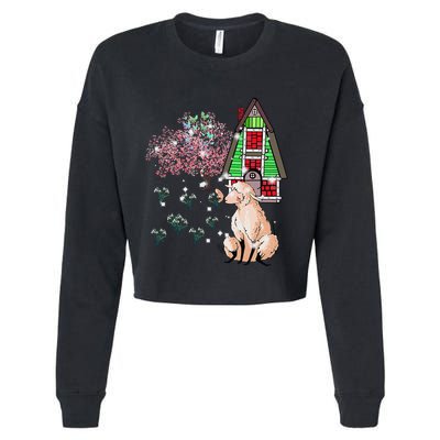 Spring Shee.P Shee.P Lamb Easter Happy Easter Children Child Cropped Pullover Crew