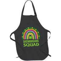 Shenanigans Squad St Patrick's Day Rainbow Shamrock Apron