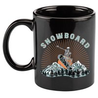 Skeleton Snowboard Snowboarding Winter Sports Snowboard 11oz C Handle Ceramic Mug