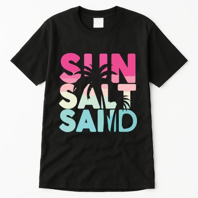 Sun Sand Salt Beach Tall T-Shirt
