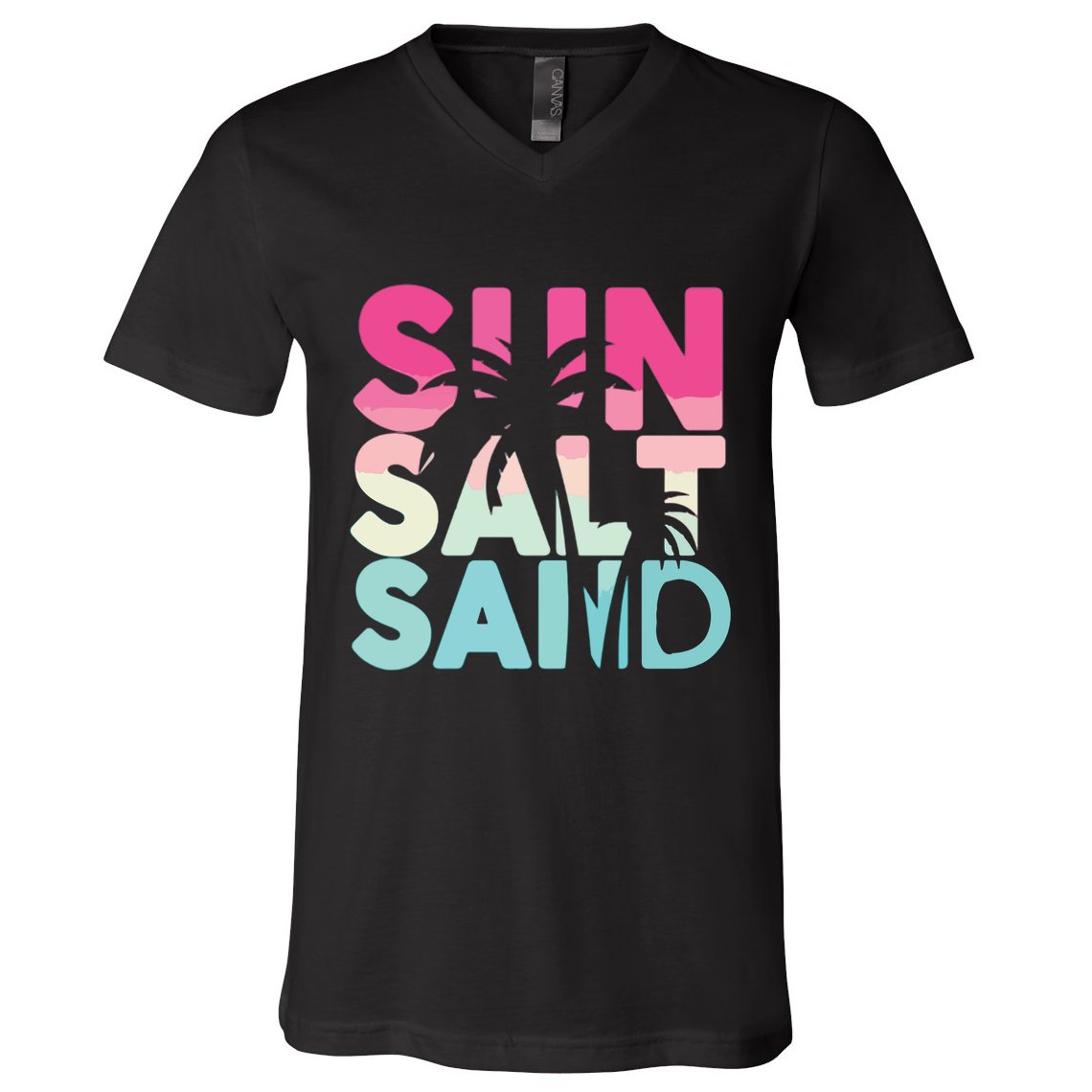 Sun Sand Salt Beach V-Neck T-Shirt