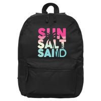 Sun Sand Salt Beach 16 in Basic Backpack