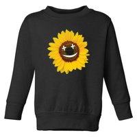 Smile Sunflower Toddler Sweatshirt