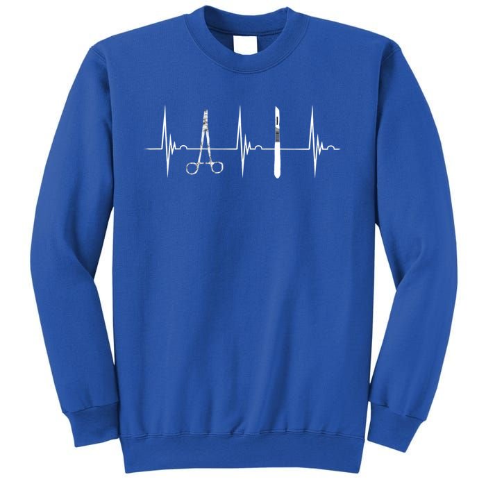 Surgical Scalpel Surgeon Heartbeat Ekg Pulse Nurse Surg Tech Funny Gift Sweatshirt