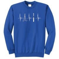 Surgical Scalpel Surgeon Heartbeat Ekg Pulse Nurse Surg Tech Funny Gift Tall Sweatshirt