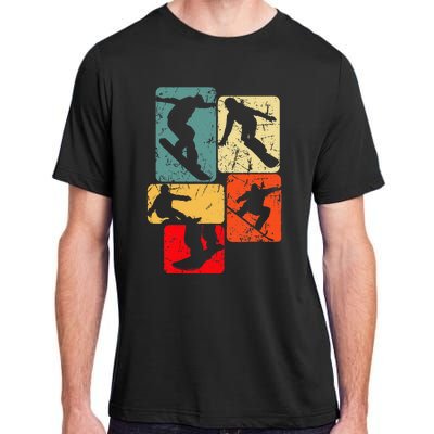 Snowboard Snowboarder Snowboarding Adult ChromaSoft Performance T-Shirt