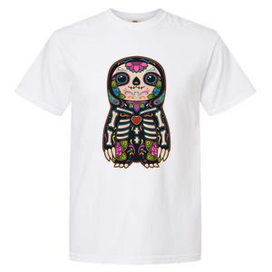 Sloth Sugar Skull Mexico Calavera Dia De Los Muertos Gift Garment-Dyed Heavyweight T-Shirt