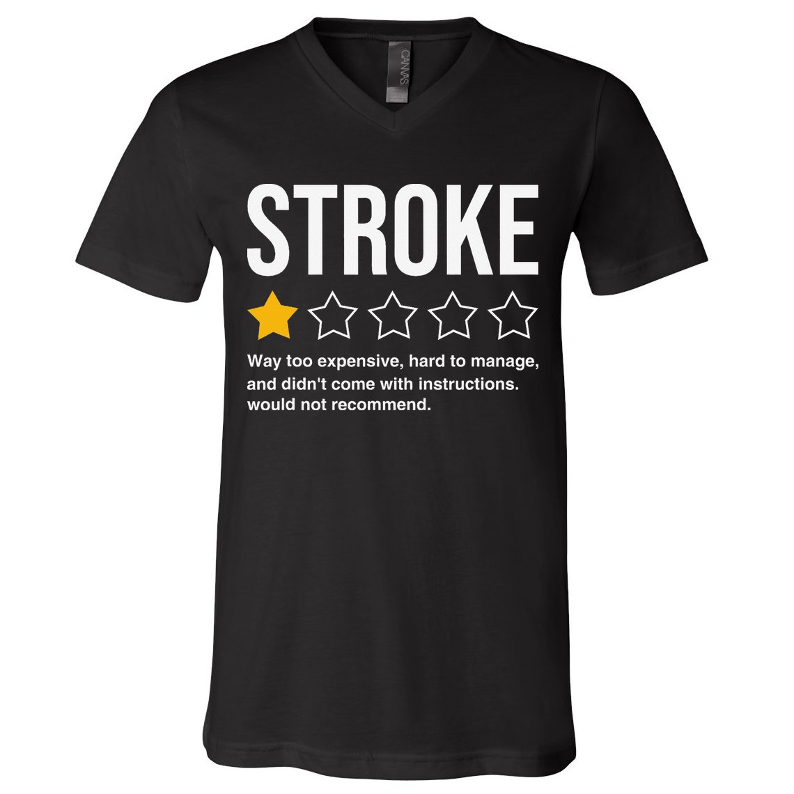 Stroke Survivor V-Neck T-Shirt