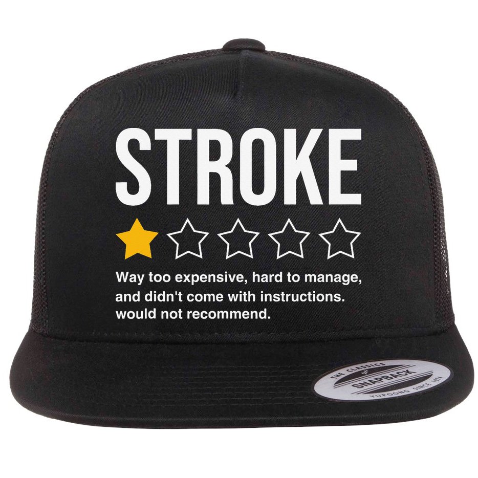 Stroke Survivor Flat Bill Trucker Hat