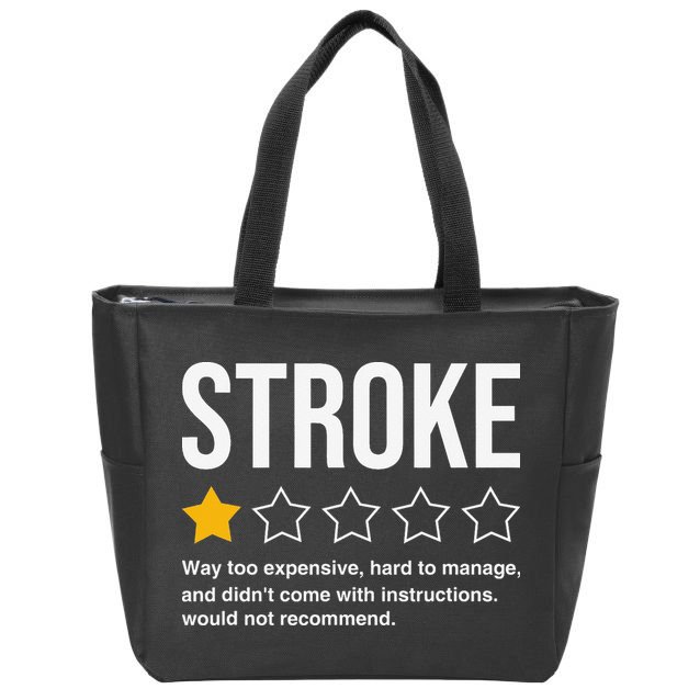 Stroke Survivor Zip Tote Bag