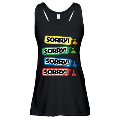 Sorry Sorry! Sorry! Sorry! Ladies Essential Flowy Tank