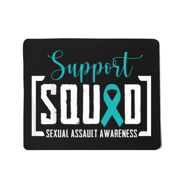 Support Squad Sexual Assault Awareness Month Support Victim Mousepad