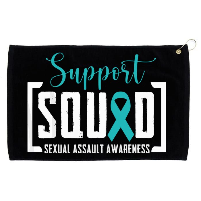 Support Squad Sexual Assault Awareness Month Support Victim Grommeted Golf Towel