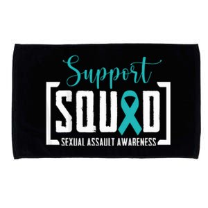 Support Squad Sexual Assault Awareness Month Support Victim Microfiber Hand Towel