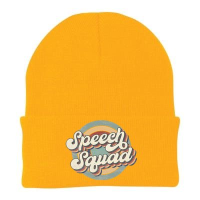 Speech Squad Speech Therapy Crew Hello Back To School Team Knit Cap Winter Beanie