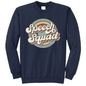 Speech Squad Speech Therapy Crew Hello Back To School Team Sweatshirt