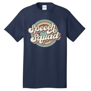 Speech Squad Speech Therapy Crew Hello Back To School Team Tall T-Shirt