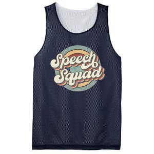 Speech Squad Speech Therapy Crew Hello Back To School Team Mesh Reversible Basketball Jersey Tank