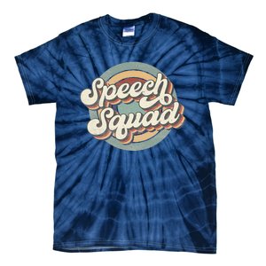 Speech Squad Speech Therapy Crew Hello Back To School Team Tie-Dye T-Shirt