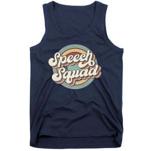 Speech Squad Speech Therapy Crew Hello Back To School Team Tank Top