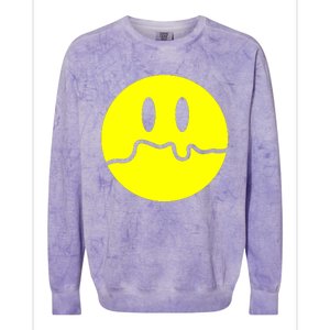 Sad Smile Colorblast Crewneck Sweatshirt