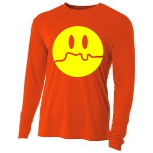 Sad Smile Cooling Performance Long Sleeve Crew