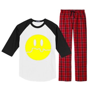 Sad Smile Raglan Sleeve Pajama Set